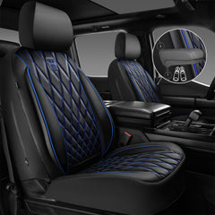 CAR PASS close-up diamond stitching texture enhancing luxury look