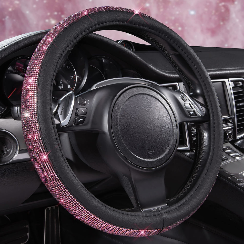 CAR PASS front view showing pink black cover and glamorous look