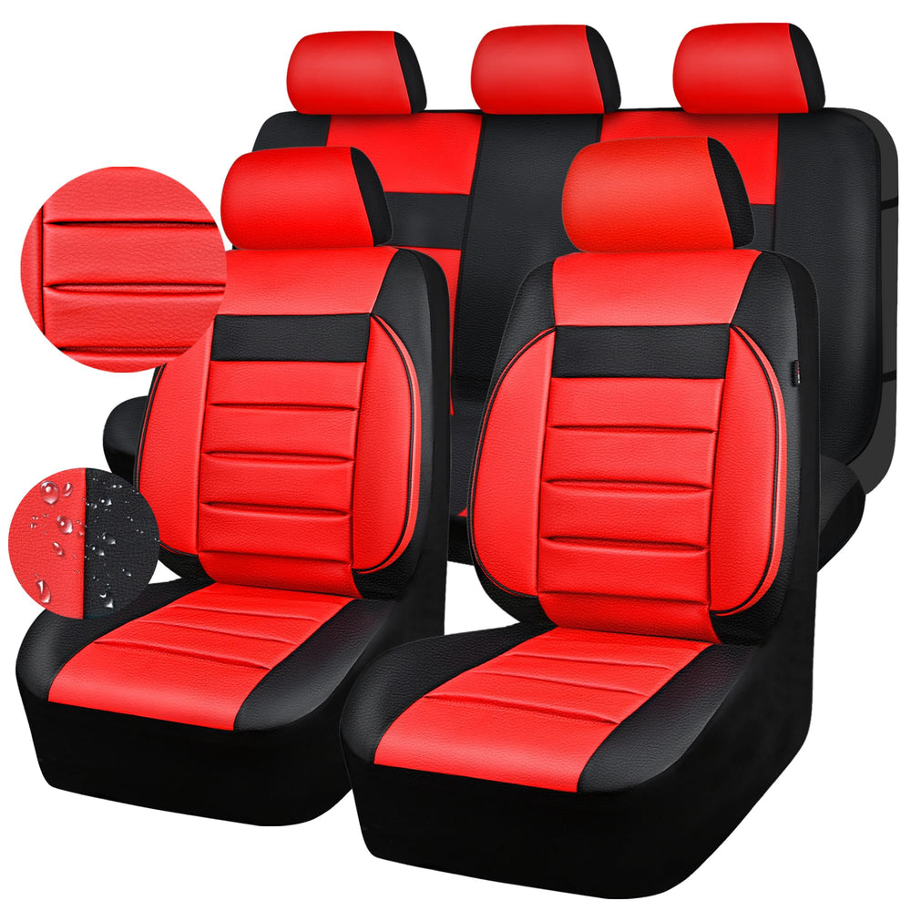 CAR PASS front packaging showing full five-seat cover set and luxury look