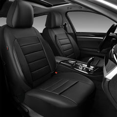 CAR PASS front seat cover fitted on driver seat, instantly upgraded interior look