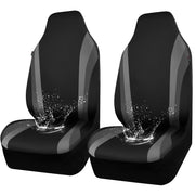 CAR PASS front view of installed seat cover showing sleek protection and clean look
