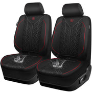 CAR PASS front seat cover full front view showing universal fit and protection