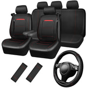 CAR PASS front seat cover full set shown on seat for protection and style