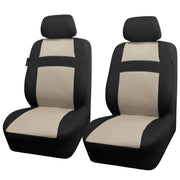CAR PASS full front seat cover installed showing clean protection and style