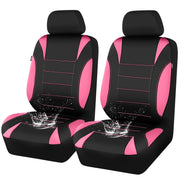 CAR PASS front seat cover full view showing protective fit and sleek look