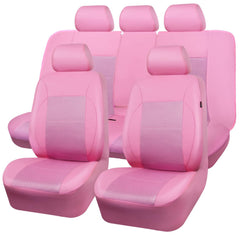 CAR PASS front seat cover packaging showing full set and benefit of protection