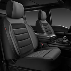 CAR PASS front view installed on seats showing sleek protection and style