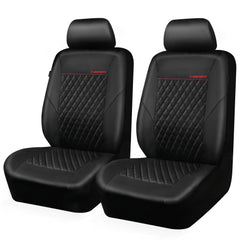 CAR PASS front seat covers full front view showing neat fit and luxury look