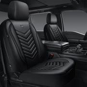 CAR PASS front seat covers full view showing sleek protection and upgraded interior