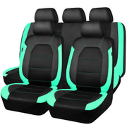 CAR PASS front seat full view showing black and mint stylish upgrade