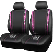 CAR PASS front seat covers showing full set and sparkling look