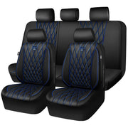 CAR PASS front seat full view showing fit and premium piping protect seats