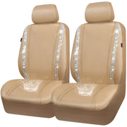 CAR PASS front seats full view showing glitter and protection benefits