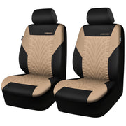CAR PASS front seats installed showing fresh interior and protection