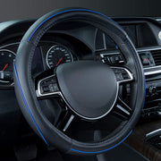 CAR PASS front view showing black and blue cover and sporty style