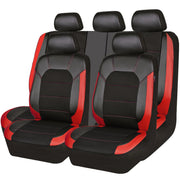 CAR PASS front seats installed showing sporty black red look and instant style