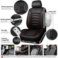 CAR PASS headrest and armrest detail preserving adjustability and comfort benefit