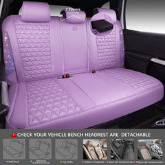 CAR PASS removable headrest cover displayed for easy-fit and coordinated look