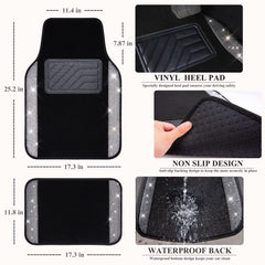 CAR PASS heavy nibbed backing underside showing anti-slip benefit