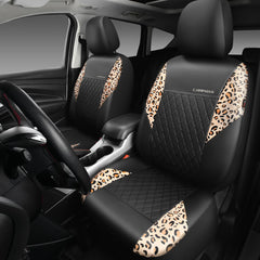 CAR PASS close-up of quilted PU texture, shows luxury feel and comfort