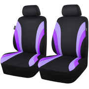 CAR PASS front view showing sporty black and purple design and visual appeal