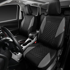 CAR PASS close-up of quilted PU surface showing texture and luxury