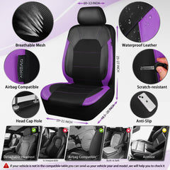 CAR PASS rear backrest cover installed demonstrating full-seat protection