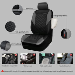 CAR PASS rear seat installation showing full-set coverage and convenience