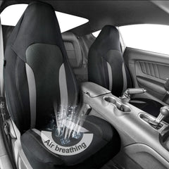 CAR PASS close-up of 3D air mesh texture for breathable comfort