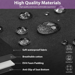 CAR PASS stitched side seam highlighting airbag-compatible safety