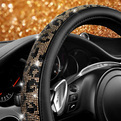 CAR PASS detail of PU leather texture and stitching, shows quality finish