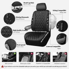CAR PASS side zipper on front seat demonstrating armrest compatibility and easy access