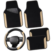 CAR PASS steering wheel cover front view showing fit and sporty look