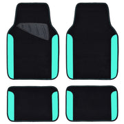 CAR PASS front packaging showing teal-accented mats and benefits