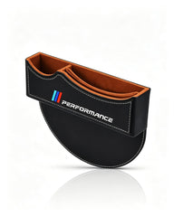 Car Seat Gap Filler front view showing sleek black finish and tidy storage benefit
