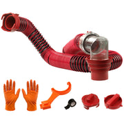 Caravista front packaging showing full 10ft sewer hose kit and benefits