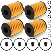 CARBBIA front view of oil filter showing compact design and fit