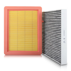 CARBBIA front packaging showing engine and cabin filters for easy purchase