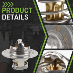 CARBBIA plastic sleeve detail ensures correct thermostat seating and protection
