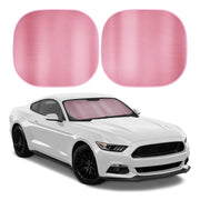 Carbella metallic pink front view showing reflective protection and playful style