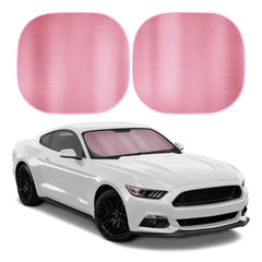 Carbella metallic pink front view showing reflective protection and playful style
