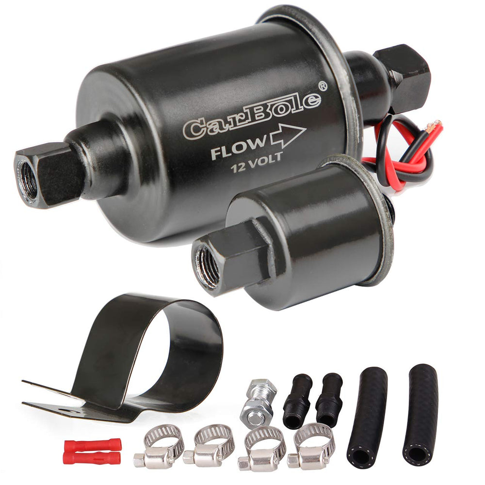 CarBole front angle view showing compact pump and mounting for easy replacement