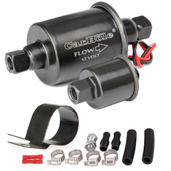 CarBole front angle view showing compact pump and mounting for easy replacement