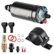 CarBole pump front view showing compact housing and durable finish for reliable installation