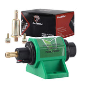 CarBole Super 12D front view showing compact pump and label, reliable diesel delivery