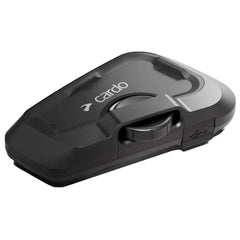 Cardo FREECOM 2X boom microphone detail for precise voice pickup in wind