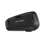 Cardo Spirit HD front view showing controls and easy operation benefit