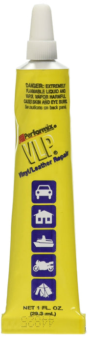 CAREFREE front package showing liquid patch bottle and label for quick awning repairs