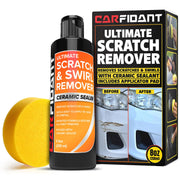 Carfidant front packaging showing kit contents and clear benefits