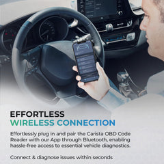 Carista OBD hardware close-up highlighting build quality and reliability